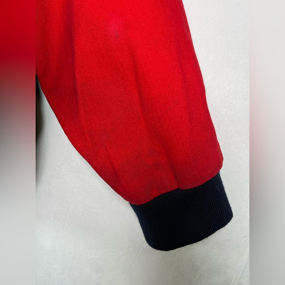 Vintage Snap-On Racing Men’s XL twill jacket embroidered red blk mechanic Y2K - Picture 5 of 16
